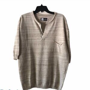 VETA Linen Pullover with Short Sleeves - XXL